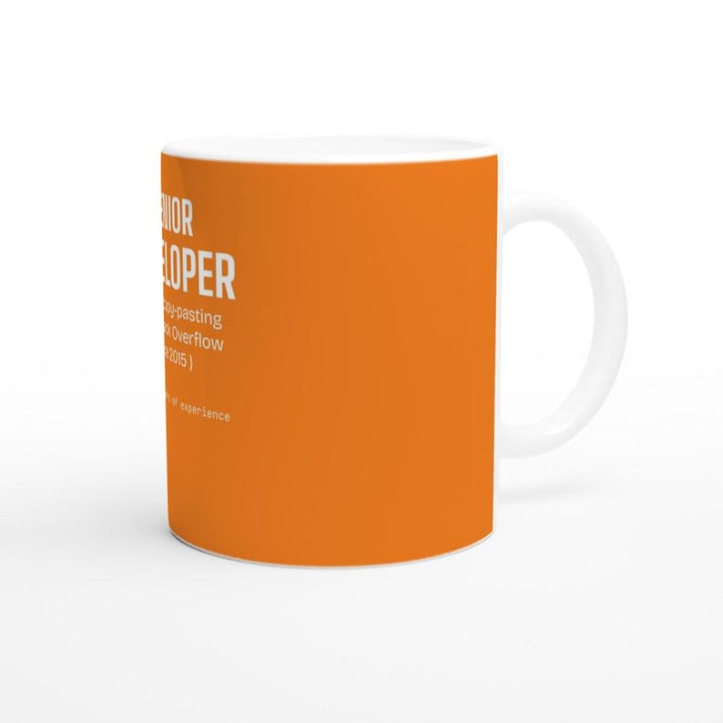 Mok voor senior ontwikkelaars op Stack Overflow - Grappig cadeau voor programmeurs afbeelding 2