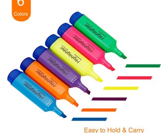 4/6Pc Highlighter Fluorescent Pen