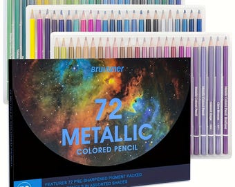 Color Professional Grade Metallic Colored Pencil Set