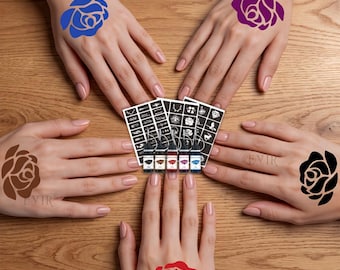 Body Art Ink 12 Colors Temporary Tattoo Gel Henna