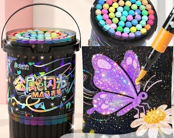 Bucket Colors Dual Brush Tip Glitter