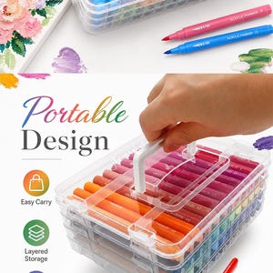 12/24/36/48 Colors Acrylic Marker Set