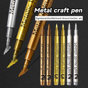 Ontvang 1 gratis permanente metallic penseelmarker.