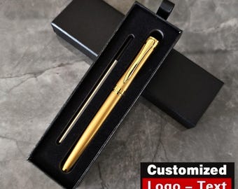 customized Luxury Metal Ball Point Pen Clip