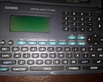 2002 made VINTAGE Casio Digital Diary .