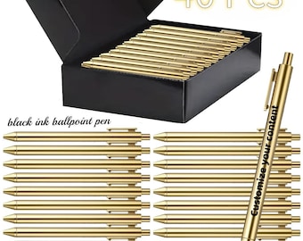 40/10pcs Custom Luxury Ballpoint Pen Set