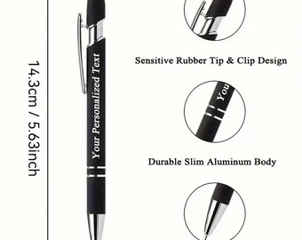 10 pcs Bulk Custom Pens Personalized with Name Engraved