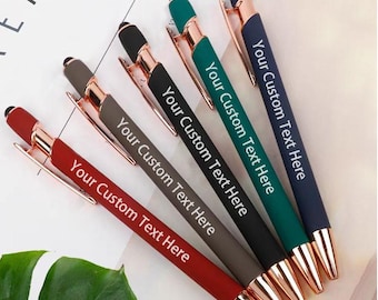 25/9PCS Personalized Metal Ballpoint Pens