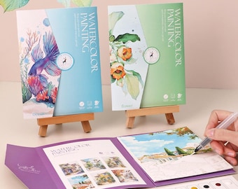 Get (1 free) Watercolor Painting Set, Art Painting with Dipping Pen and Coloring Pigments