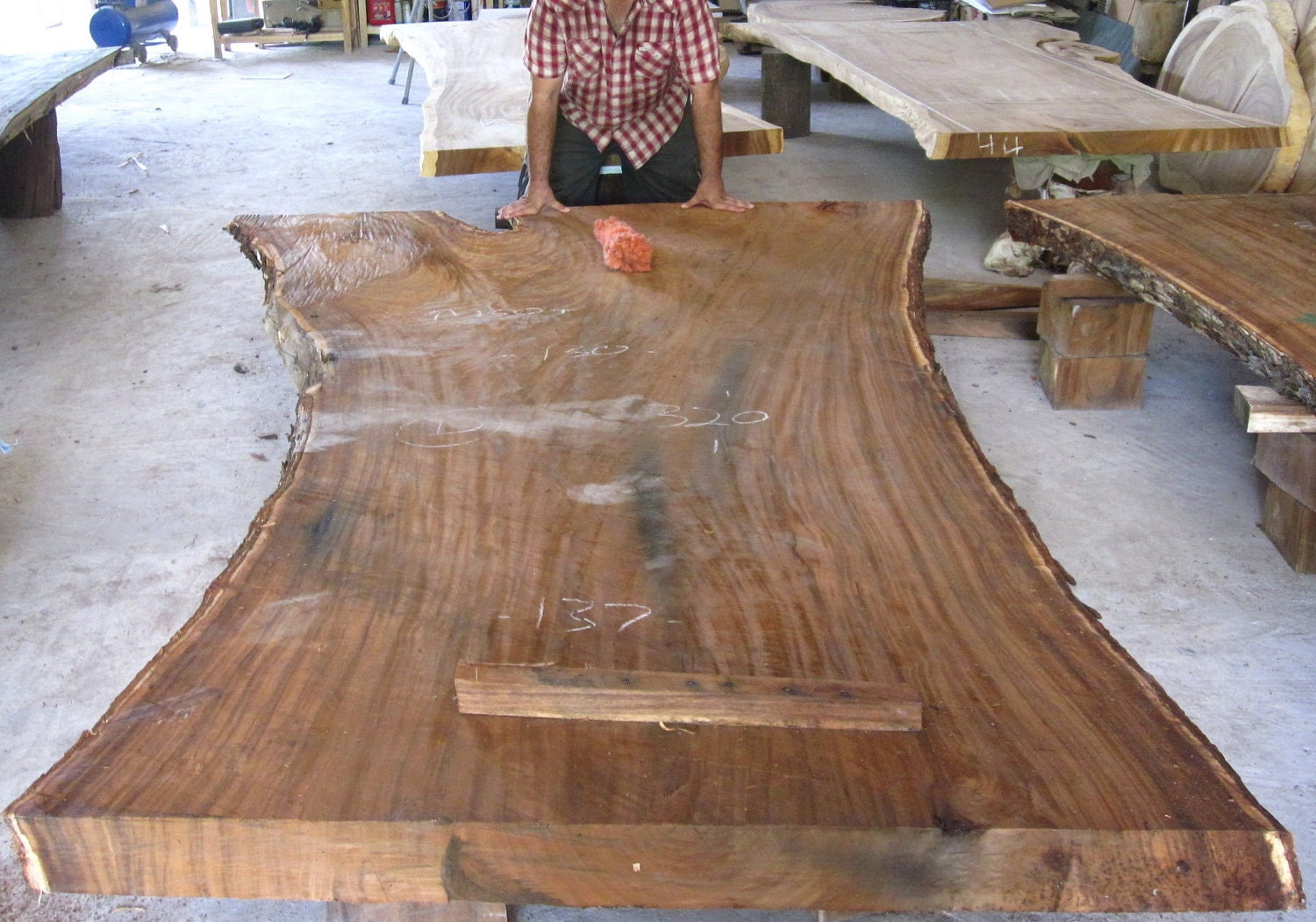 Dining Table Top Reclaimed Extremely Rare Solid Slab of Golden Etsy