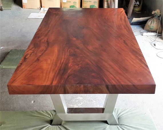 Pata de mesa Aspa  madera maciza de acacia en