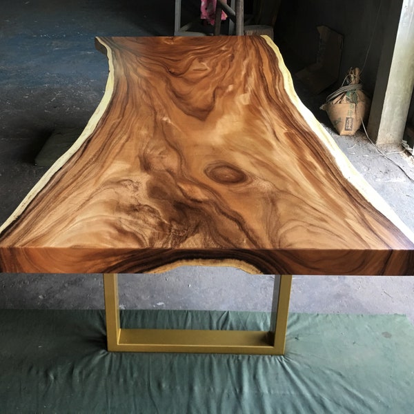 Live Edge 8ft Dining Room Tables Etsy