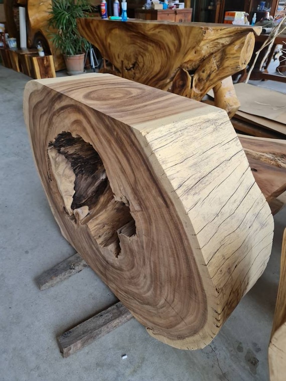 Custom Made Large Natural Reclaimed Grade AAA Thai Golden Acacia