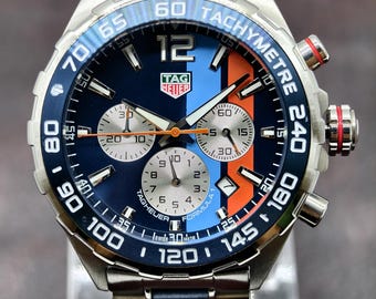 Vintage Tag Heuer Formula 1 Chronograph Quartz Date Indicator Men's Wrist Watch Free Shipping