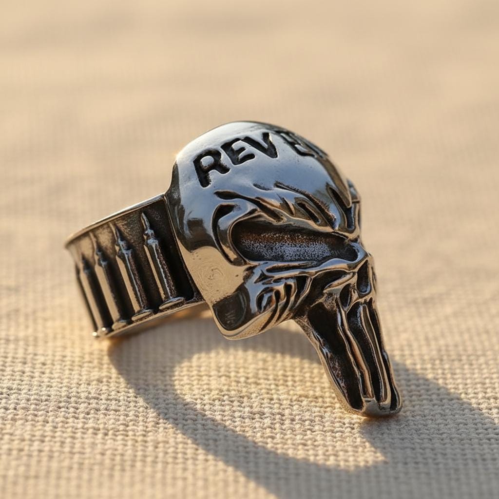 Punisher Ring - Etsy Israel