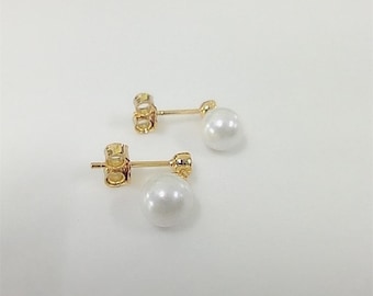 Pandora Treated Freshwater Cultured Pearl & Stone Drop Earrings