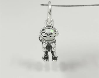 pandora skier dangle charm