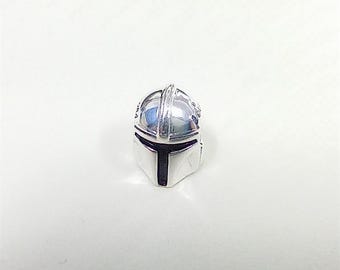pandora mandalorian charm silver ale s925