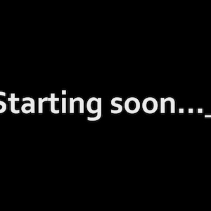 Écrans animés style machine à écrire | Pack de superposition de flux Twitch/YouTube OBS | Arrière-plan terminal rétro | Écrans de diffusion commençant bientôt