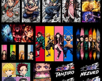 140+ Demon Slayer Anime Clipart Bundle | DTF Print Designs, PNG Graphics (Digital Download).
