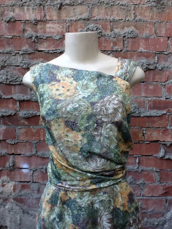 Vintage Metallic Wiggle Dress