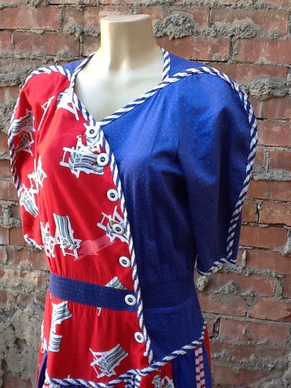 Vintage Bright Unique Dress