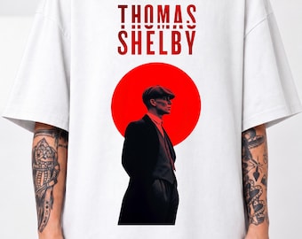 Thomas Shelby Vintage Style T-Shirt, Gangster Graphic Oversized Tee, Peaky Blinders Fan Gift