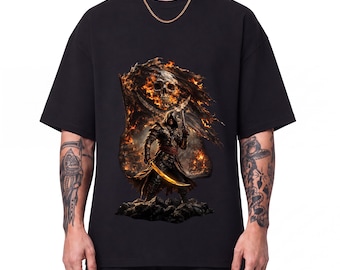 Assassin's Creed Black Flag  Oversized Unisex T-Shirt, Vintage Pirate Gaming Graphic Tee