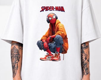 Spider-Man Brand New Day Oversized Unisex T-Shirt, Marvel Streetwear Graphic Tee, Gift for Marvel Fans