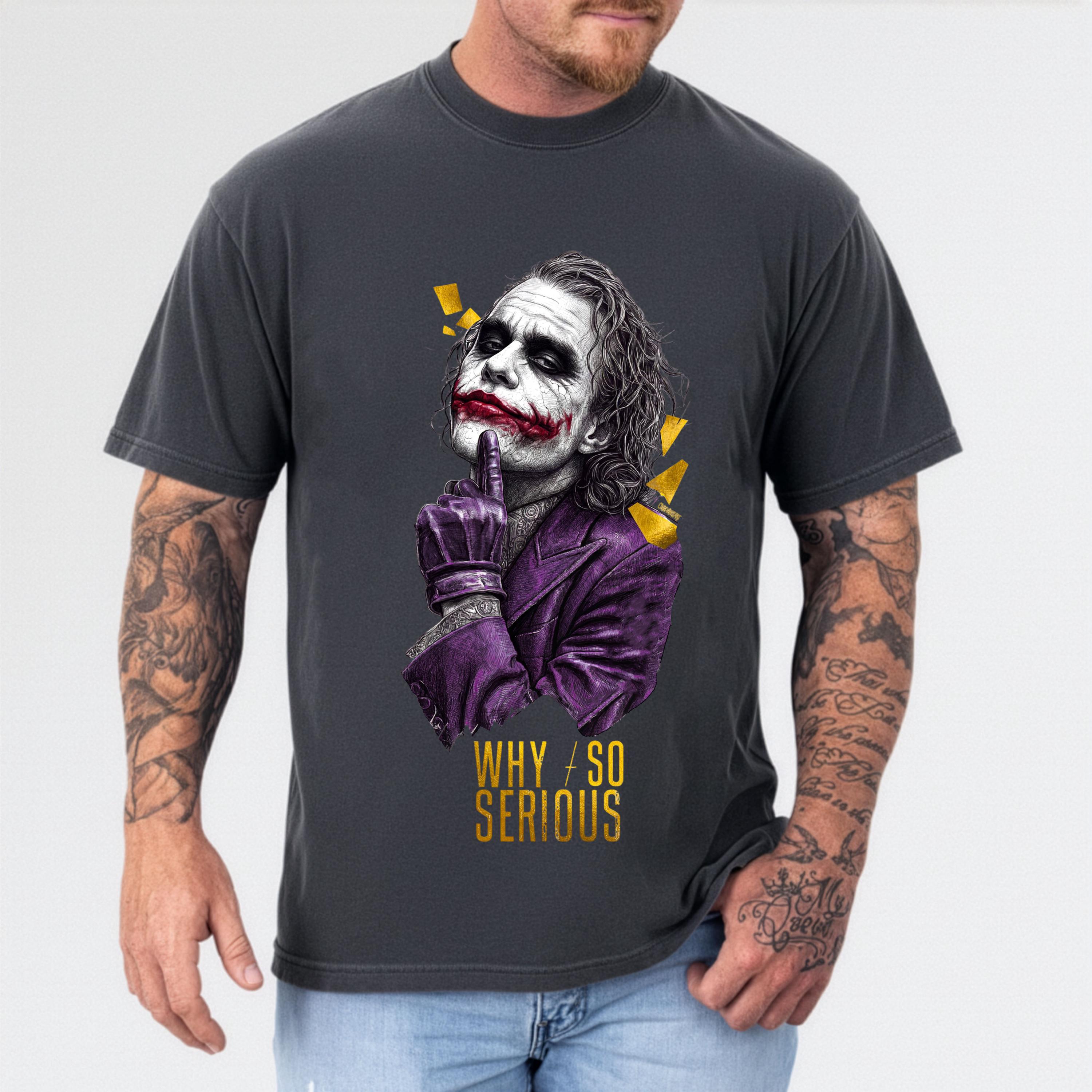Why so Serious Joker T Shirt - Etsy