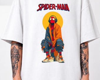 Spider-Man Brand New Day Lifestyle T-Shirt, Oversized Superhero Streetwear