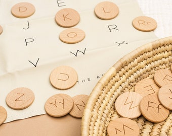 Wooden Letter Dots (to match Gathre mats!)