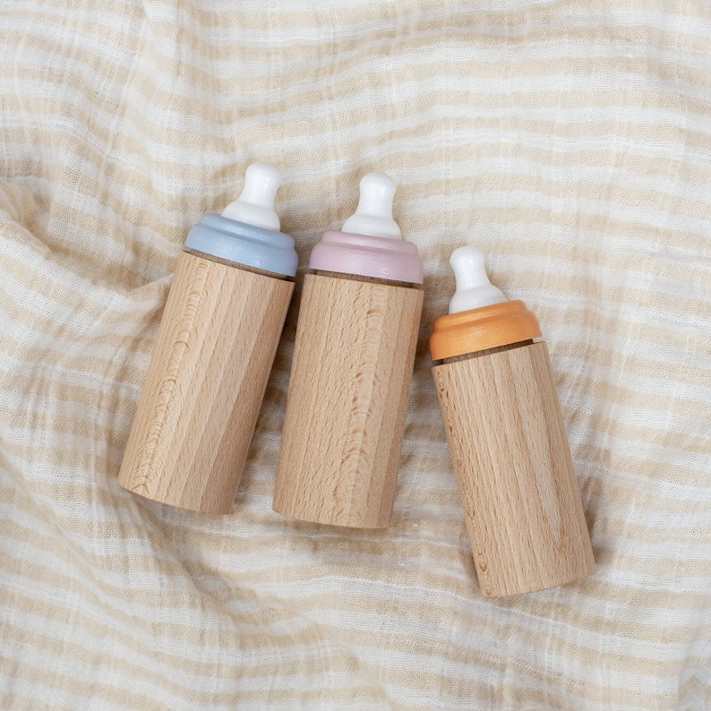 Wooden Toy Doll / Baby Bottle / Toy Bottle / Toys for Dolls (Standard Size) 