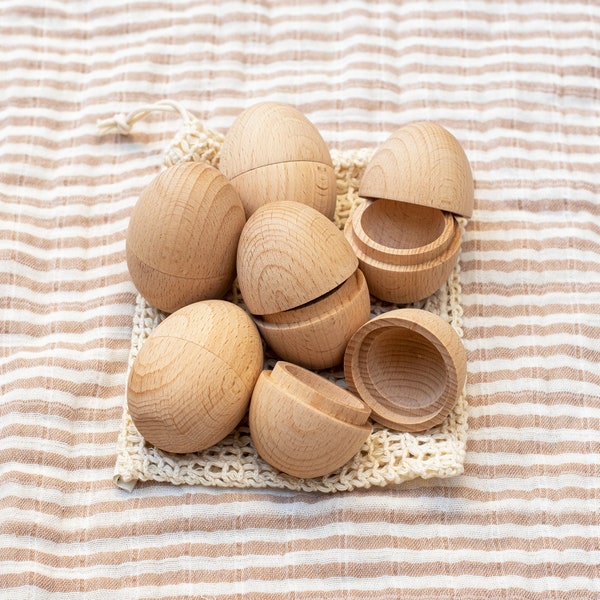 Wooden Easter Eggs Etsy