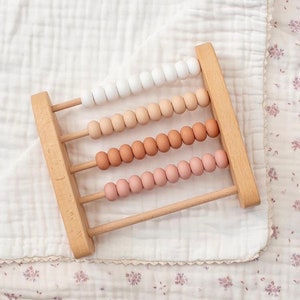Custom Abacus Counting Toy / Nursery Decorations / Wooden Abacus