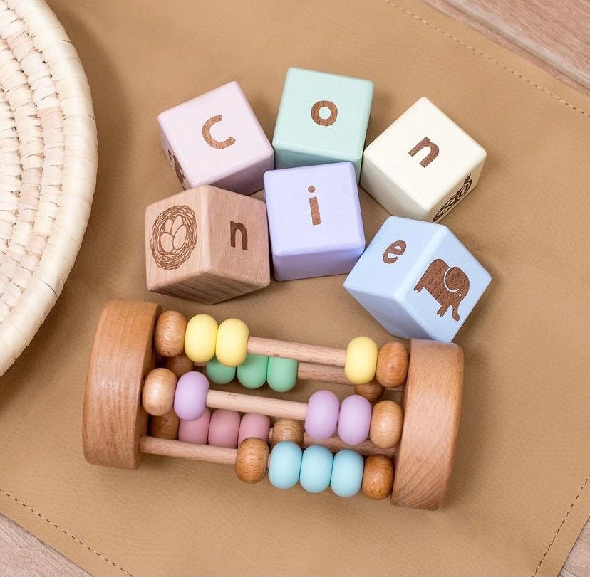 Wooden Letter Blocks / Baby Name Blocks Etsy UK