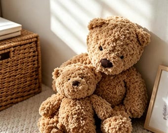 Peluche Jellycat ours en peluche, douce et mignonne, jouet de réconfort pour bébé, ours en peluche kawaii, compagnon de sommeil pour tout-petit, cadeau pour nouveau-né