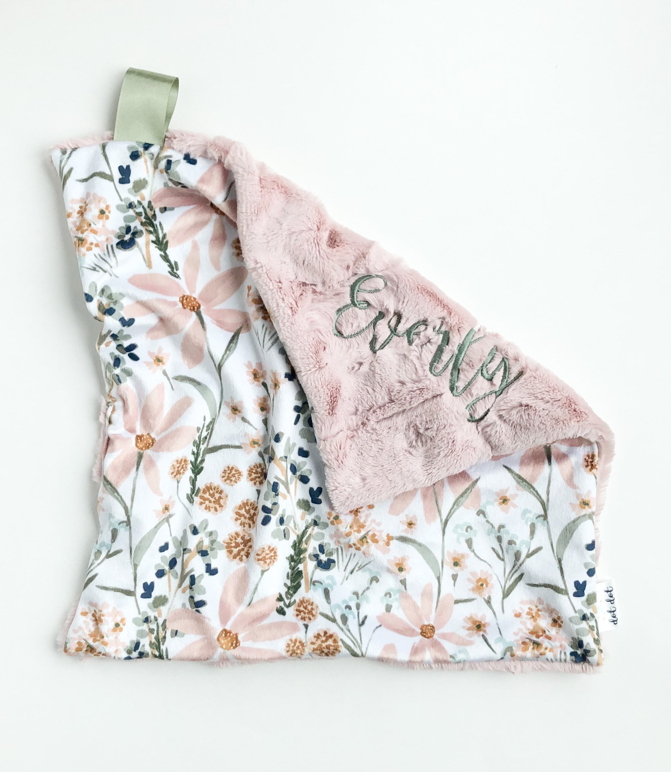 Free Ship! girl lovey baby lovey Lovey Blanket baby gift ready to ship security blanket floral lovey DREAMY FLORAL baby blanket