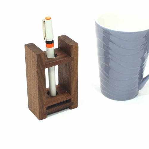 Fountain Pen Holder Fountain Pen Display Pencil Holder Wood Etsy