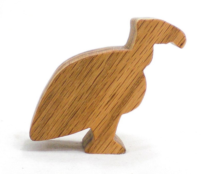 Wooden Animal Toy Vulture Vulture Toy Turkey Vulture Etsy