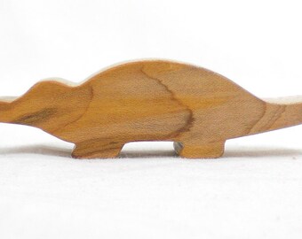 Wooden Animal Toy Platypus, Australian Animal, wooden animal toy, wood animal figurine, wild animal toy, wooden nautral toy