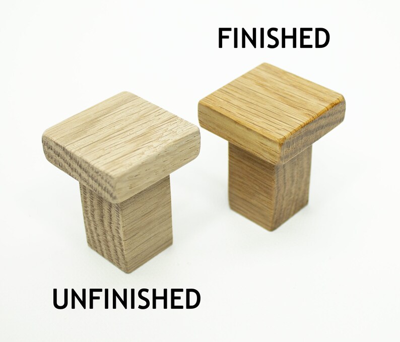 Oak Towel Hook Oaken Wood Knob Modern Hardware Wood Etsy