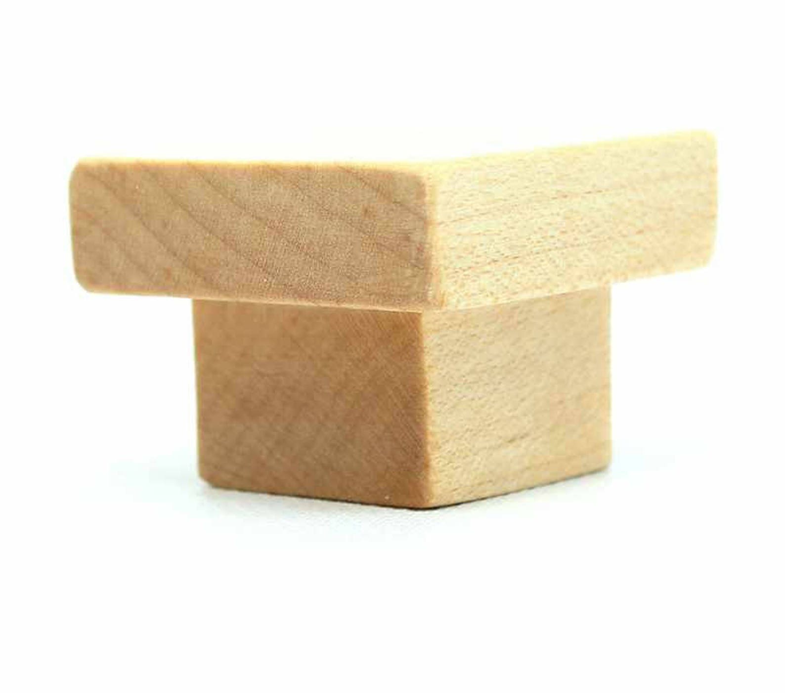 Light Wood Knob MADE TO ORDER Maple Wood Knob Etsy