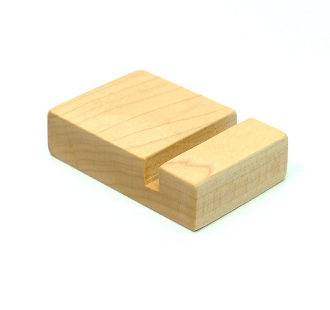 Maple Vertical Business Card Holder Wooden Card Holder Wood Etsy