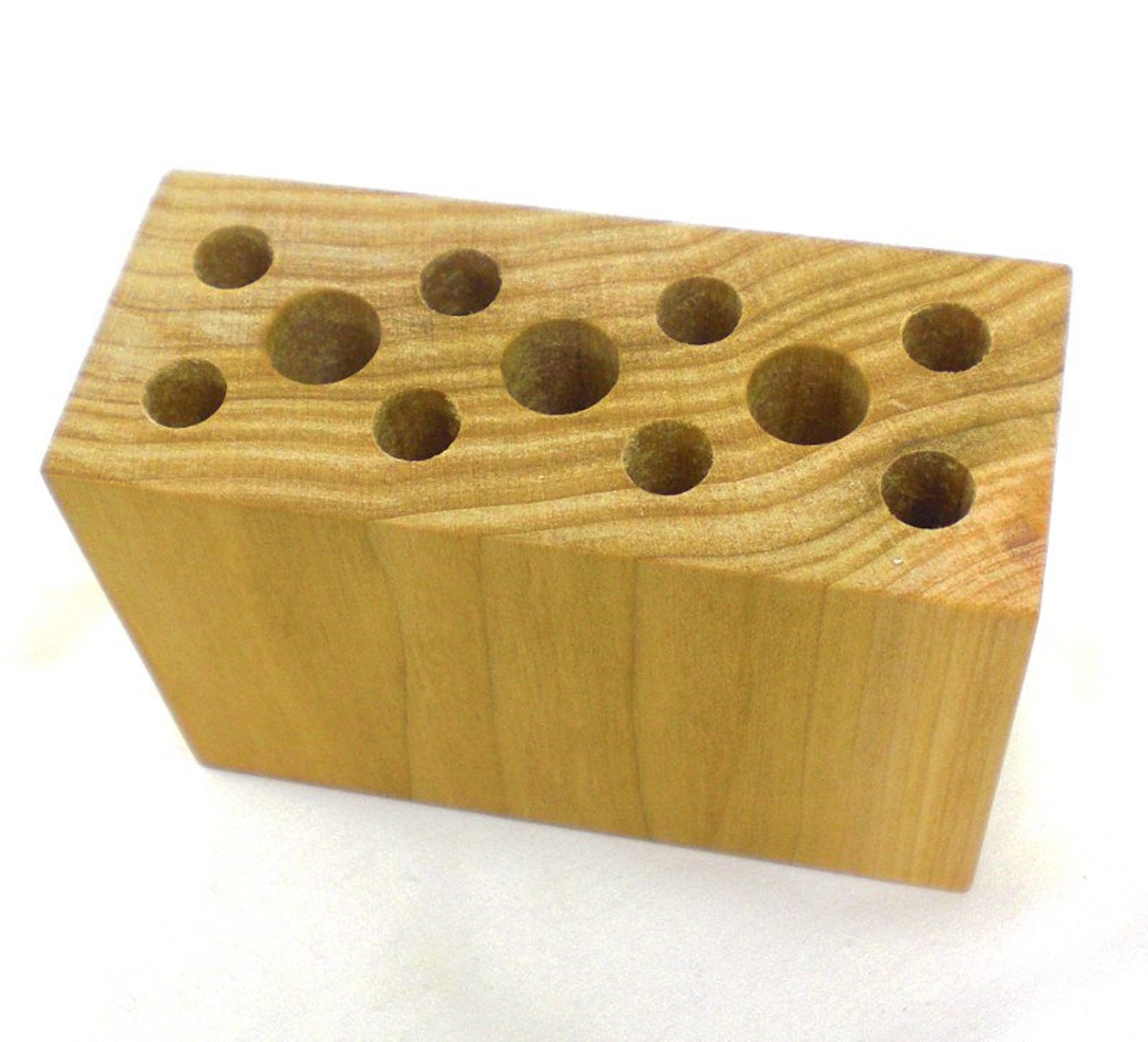 Wood Pen and Pencil Holder Office Desk Organizer Pen Cup Etsy