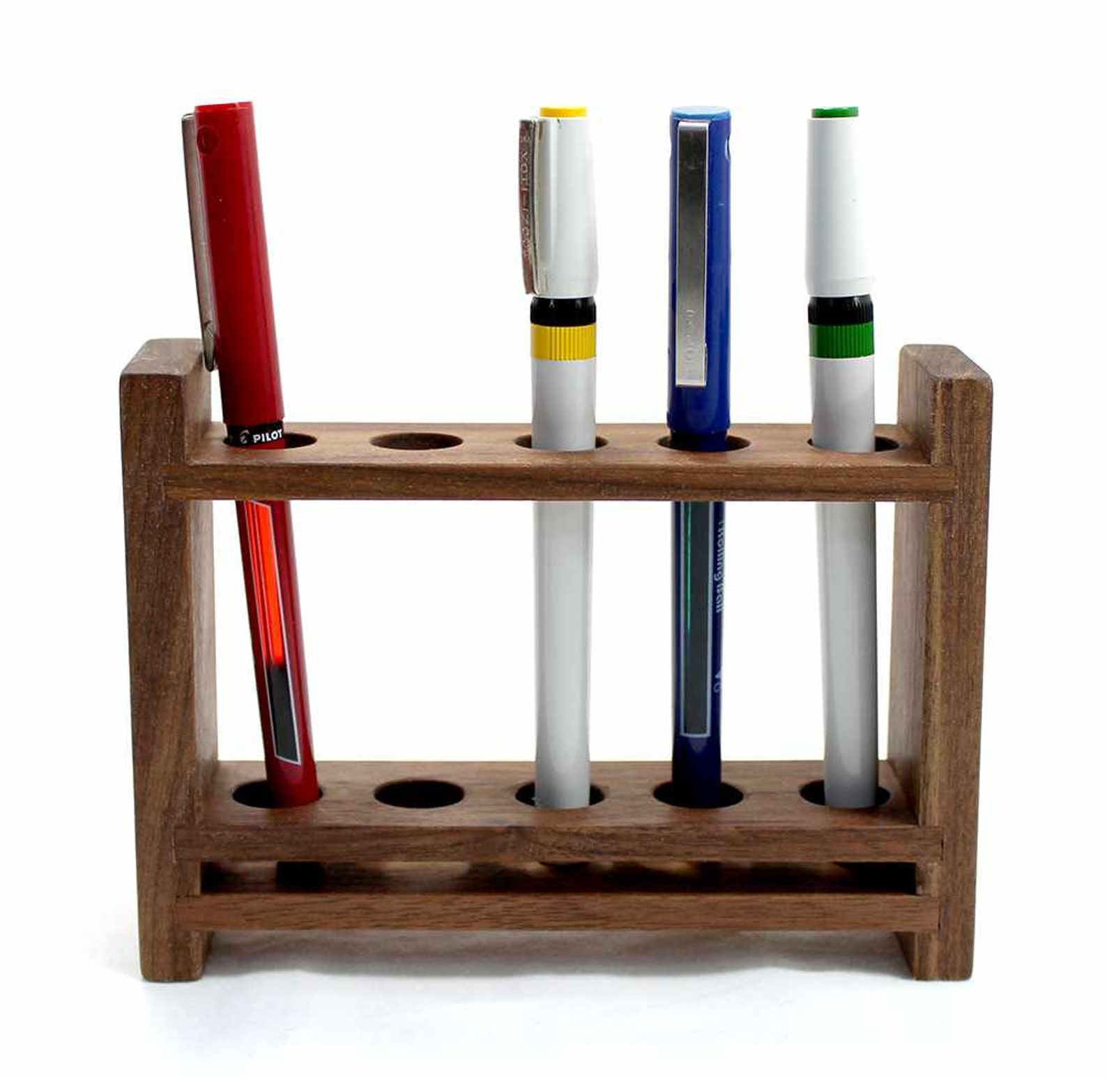 Fountain Pen Holder Fountain Pen Display Pencil Holder Wood Etsy