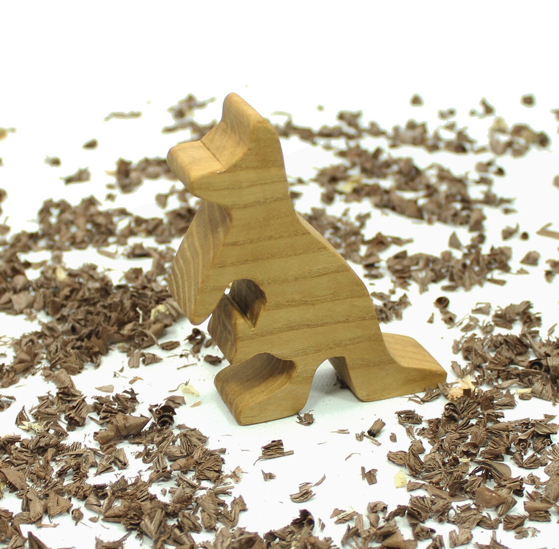 Kangaroo Mother With Baby in Pouch Joey Noahs Ark Animal Etsy