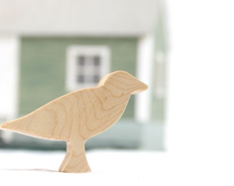 Wooden Bird Toy Seagull, seaside animal, wood bird, wooden animal toy, kids toys, kid wooden toy, wooden toy for kids, wood bird toy