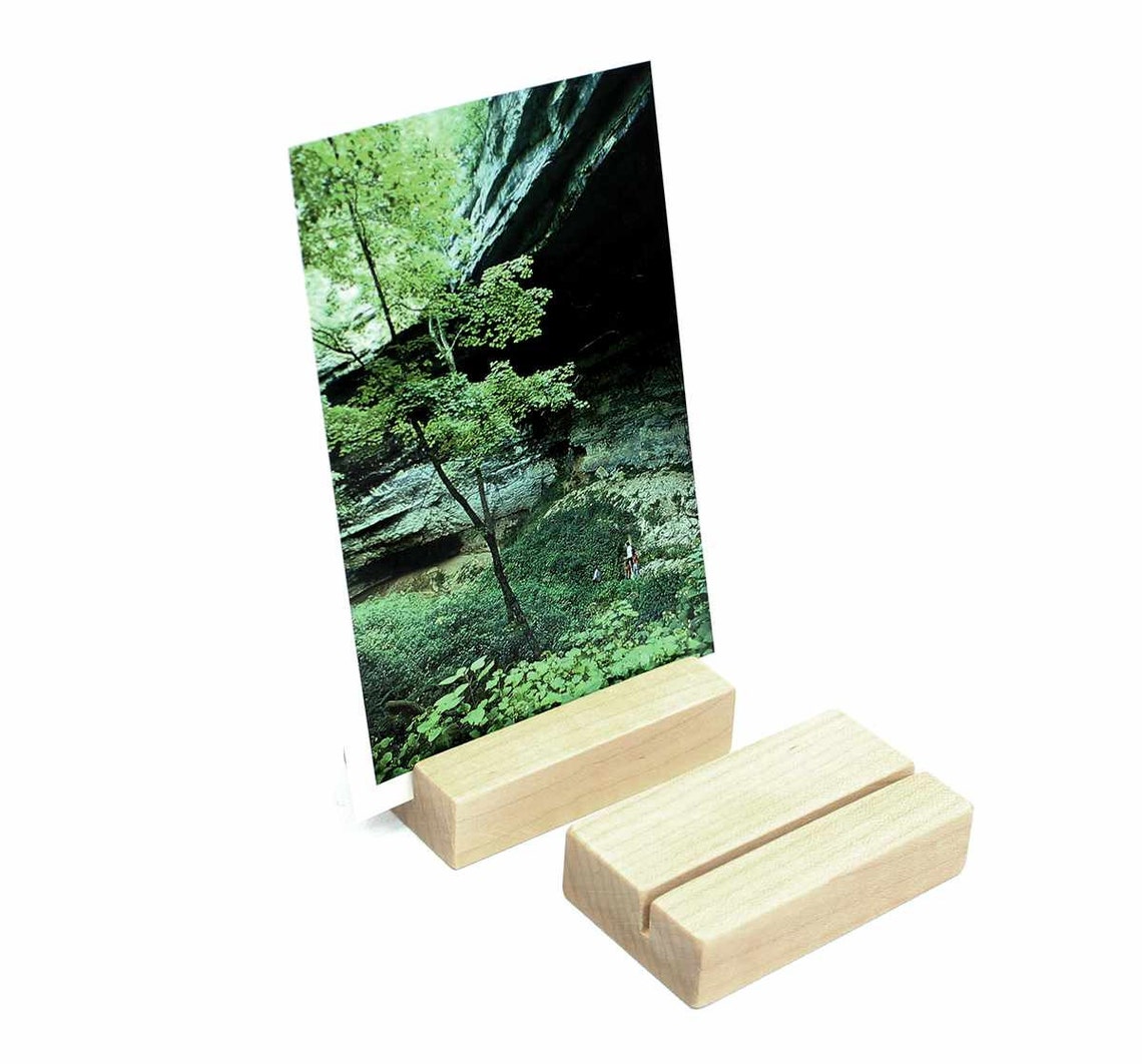 Wood Block Photo Holder Photograph Display Wooden Photos Etsy