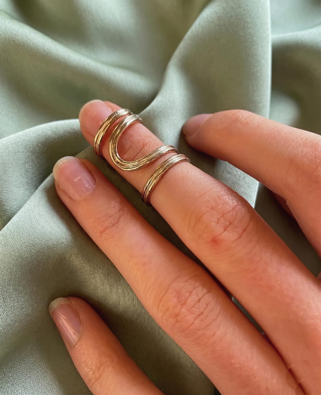 Silver Arthritis Ring Splint, Mallet Finger Ring, Boutonniere Deformity ...